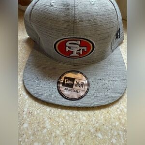New Era Gray 49ers Adjustable Cap